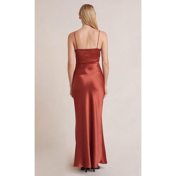 BEC + BRIDGE Nadia Maxi Slip Slit Dress Auburn Rust Anthropologie 2 NWT $330 - Picture 15 of 15